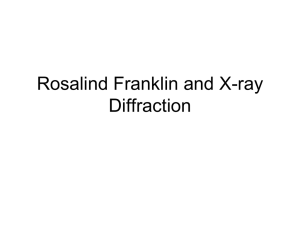 Rosalind Franklin and X