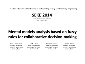 Mental models analysis based on fuzzy rule for