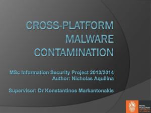 Cross-Platform Malware contamination