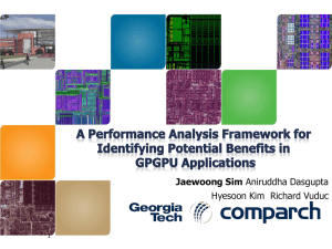 A Performance Analysis Framework for Identifying