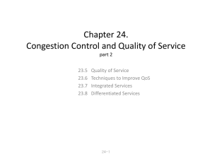 Chapter 24. Congestion Control and Quality of Service