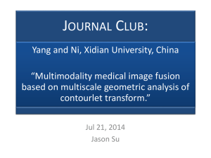 Journal Club - Image Fusion