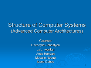 Structure of Computer Systems (Advanced Computer Architecture)