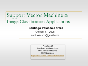 Support Vector Machines Tutorial