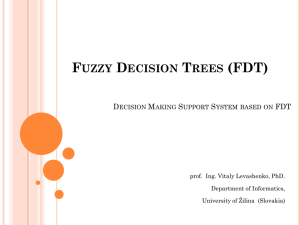 Fuzzy Decision Trees
