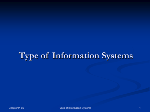 Business Process - information systems and it audit