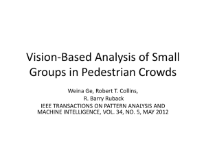 Vision-Based Analysis of Small Groups in Pedestrian Crowds
