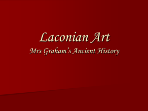 Laconian Pottery Powerpoint