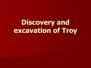 Discovery and excavation of Troy