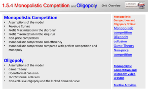 Monopolistic Competition - www File