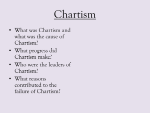 Chartism PP - History @ St Benets