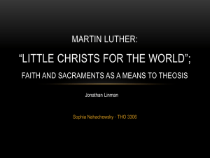 Luther and Calvin – Sophia Nahachewsky