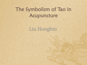 The Symbolism of Tao in Acupuncture
