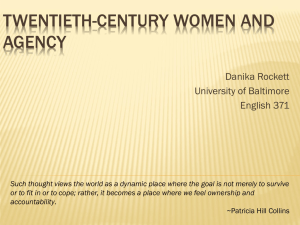 Twentieth-Century Women and Agency