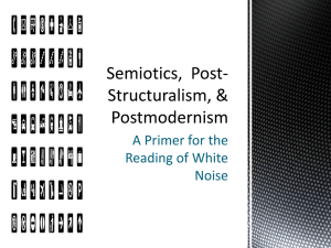 Semiotics and Postmodernism