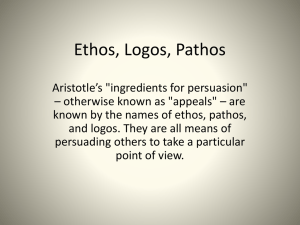 Ethos, Logos, Pathos PPT