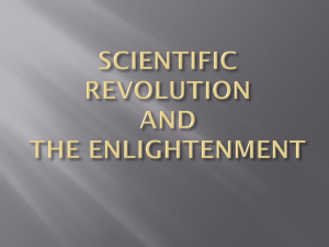 scientific revolution and the enlightenment