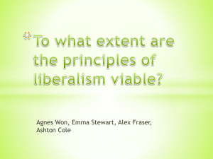 To what extent are the principles of liberalism - wolfesocial30-1