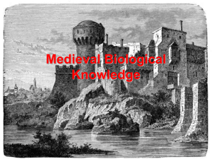 PowerPoint on Medieval Biological Knowledge