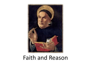 The Heart: Faith and Reason