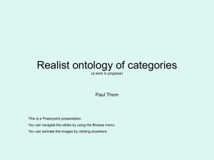 Realist Ontologies