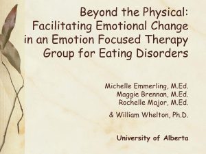 Beyond the Physical: Facilitating Emotional Change in an Emotion
