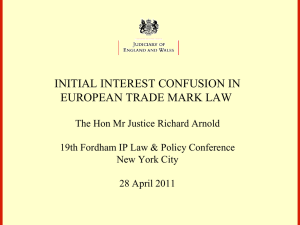 Initial Interest Confusion in European Trade Mark Law