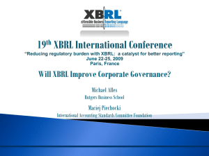 Michael Alles - XBRL Conference Archives