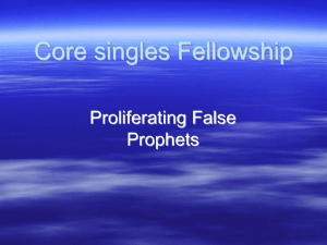 ppt - Core Singles Fellowship