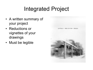 Integrated Project Grading - College of Architecture + Planning