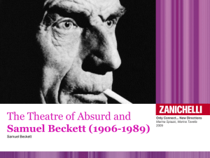 The Theatre of the Absurd and Samuel Beckett