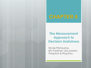 Chapter 6: The Measurement Approach