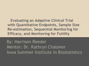 Adaptive Clinical Trial Slides