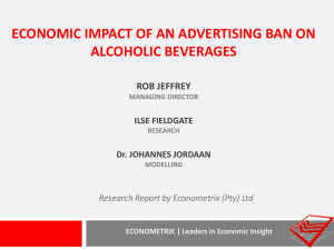 alcoholic beverages advertising expenditure