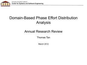 Domain-Based Phase Effort Distribution Analysis