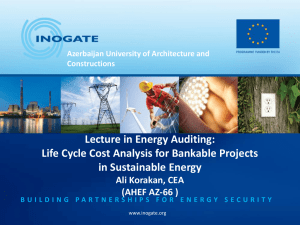 Lecture in Energy Auditing