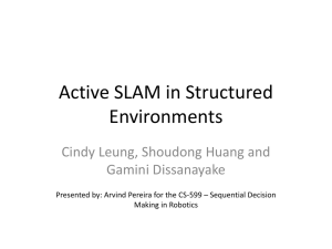 Active SLAM in Structured Environments