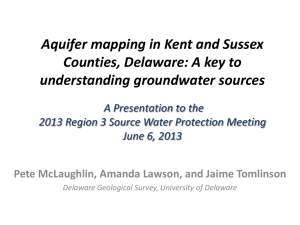 Ground-Water Resources of Kent and Sussex Counties, Delaware