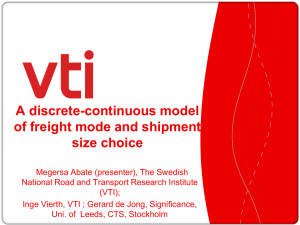 A discrete-continuous model of freight mode and shipment size choice