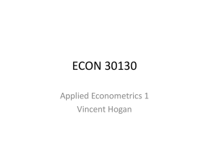 ECON 30130 - Vincent Hogan`s Blog