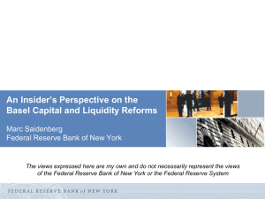 An Insider`s Perspective on the Basel Capital and Liquidity Reforms