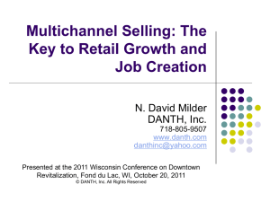 Multi-Channel Retailing: The Key to Retail Growth and Job Creation