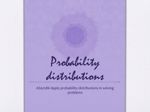 Probability distributions - CensusAtSchool New Zealand