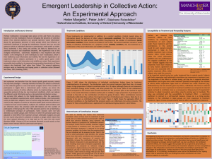 Emergent Leadership in Collective Action