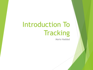 Lecture01_Tracking I..