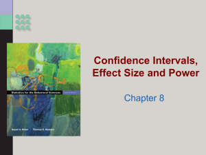 What is effect size?