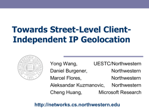 Towards Street-Level Client-Independent IP Geolocation