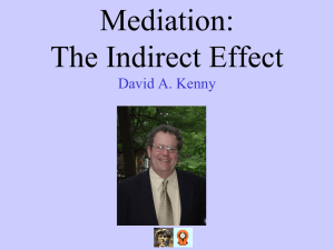 The Indirect Effect