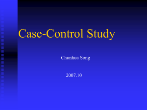 Case Control Study
