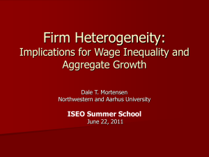 Firm Heterogeneity: Implications for Wage Inequality and Aggregate